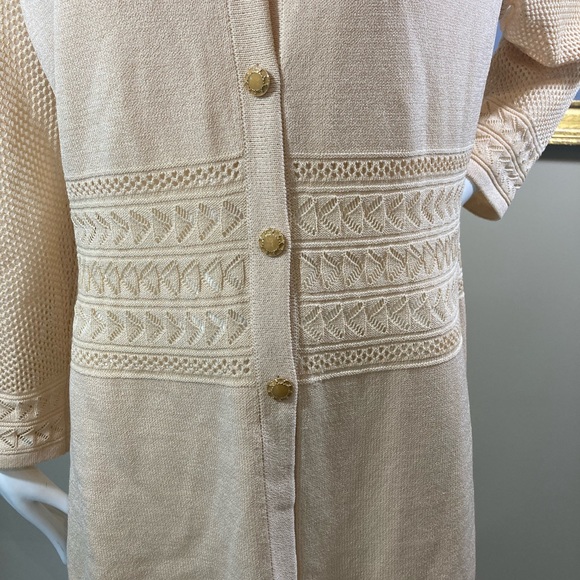 🆕🏷️ St.John Collection by Marie Gray Long Tan Blazer - Picture 10 of 14